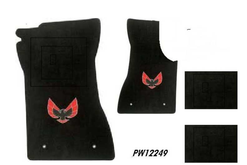 Floor Mat Set: 70-81 Firebird TA (4)